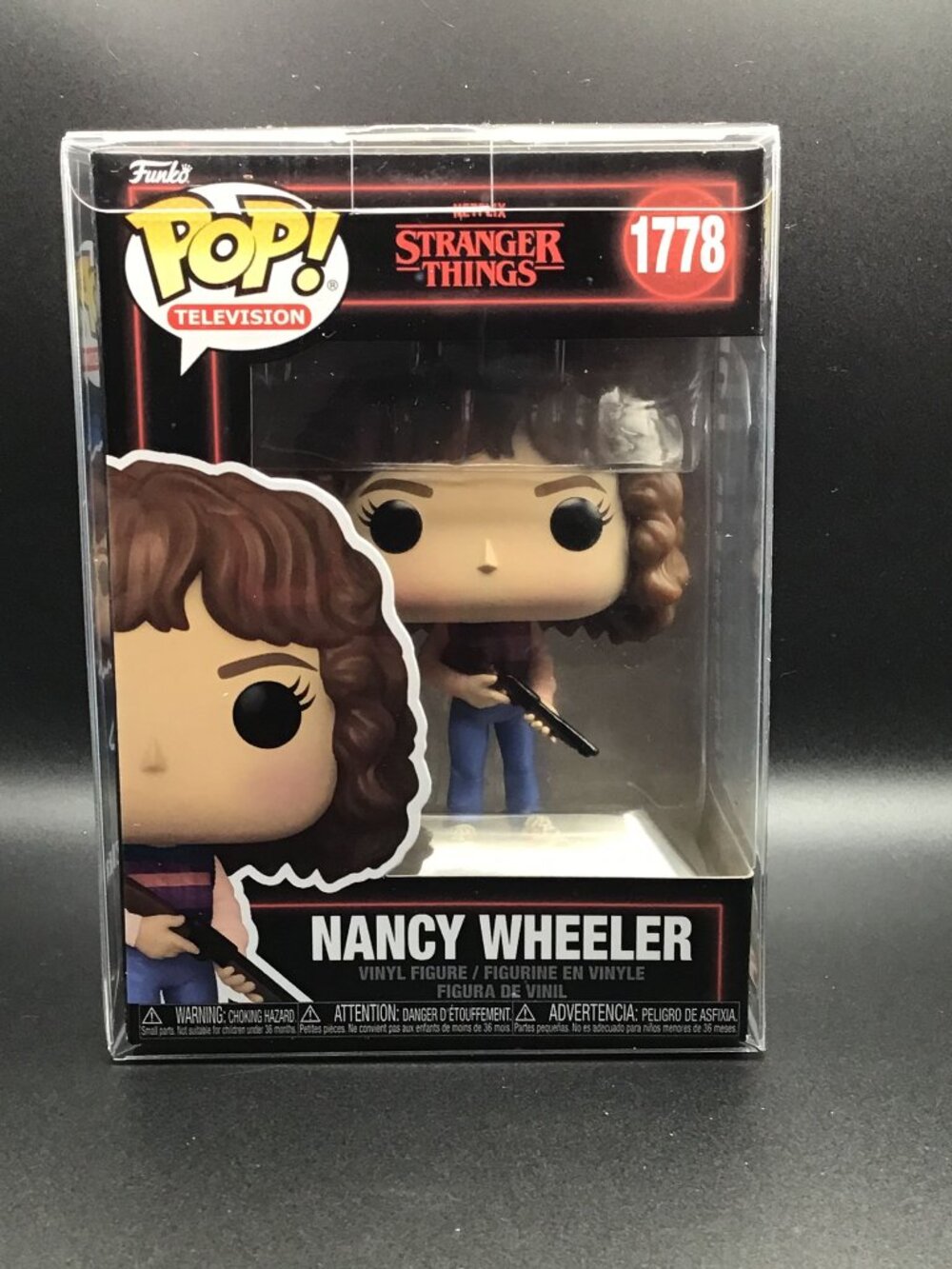 Funko Pop TV Stranger Things Season 5 Nancy Wheeler #1778 Vinyl Figure Protector